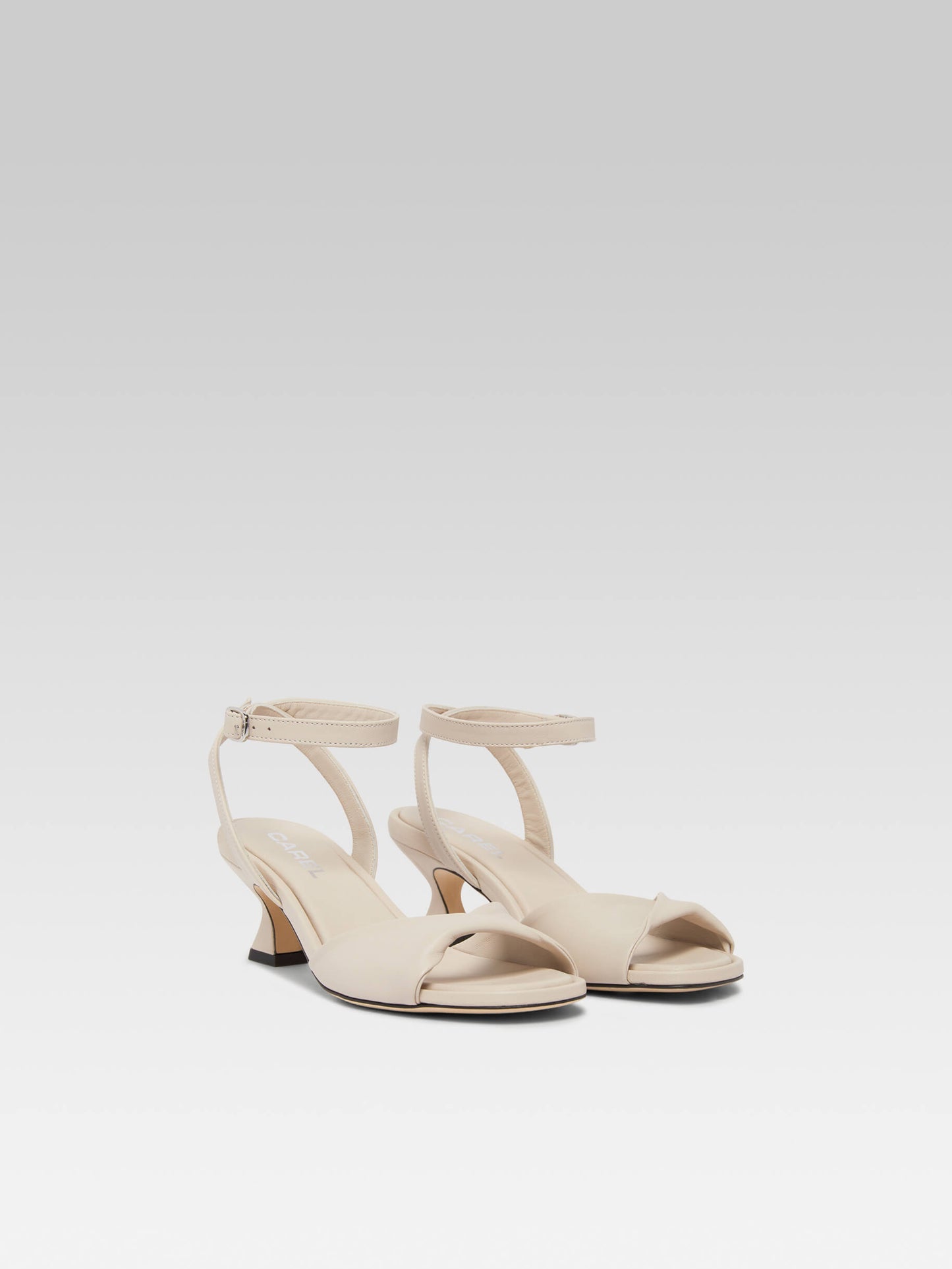 Arielle - Sandales cuir ivoire