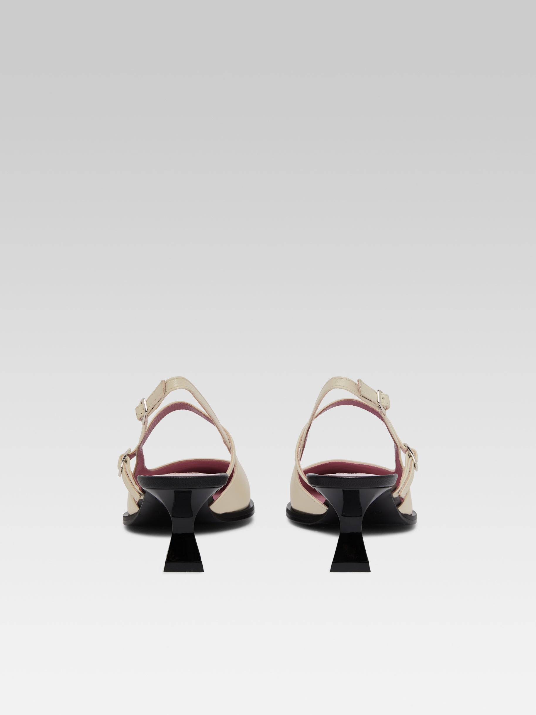【関税込み】Spaghetti Pumps - Carel - Leather - Burgundy Kina - Burgundy patent leather Mary Janes pumps | Carel Paris