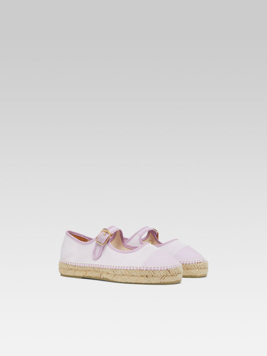 Colza - Espadrilles babies toile lilas - Image numéro 4