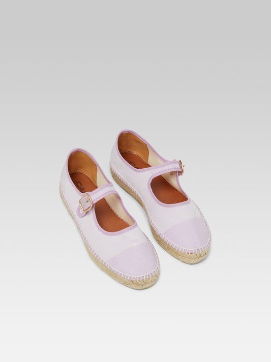Colza - Espadrilles babies toile lilas - Image numéro 2