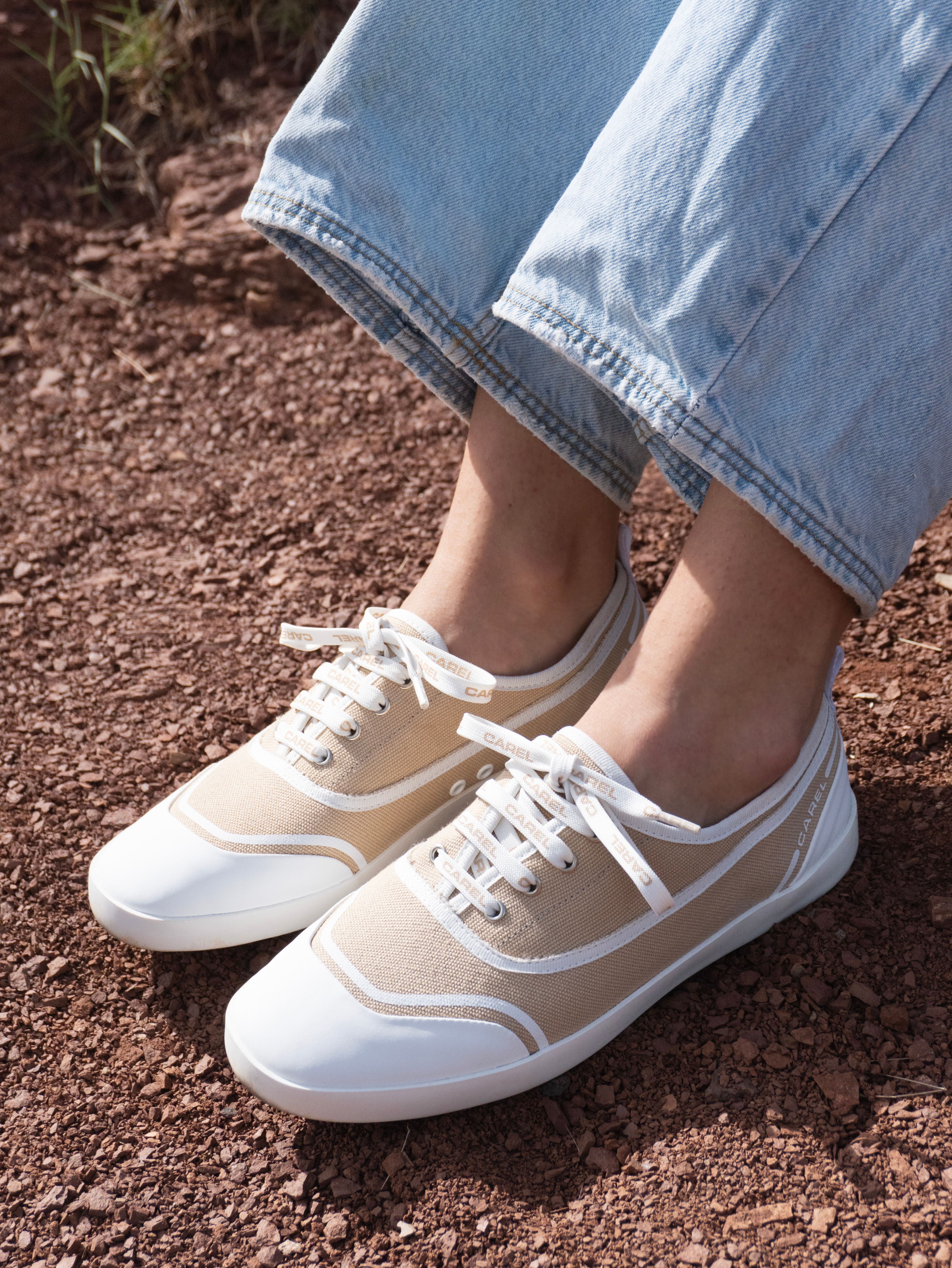 スニーカー CAREL PARIS Women Sneakers BASKINA orange Women's Designer Sneakers | Carel Paris