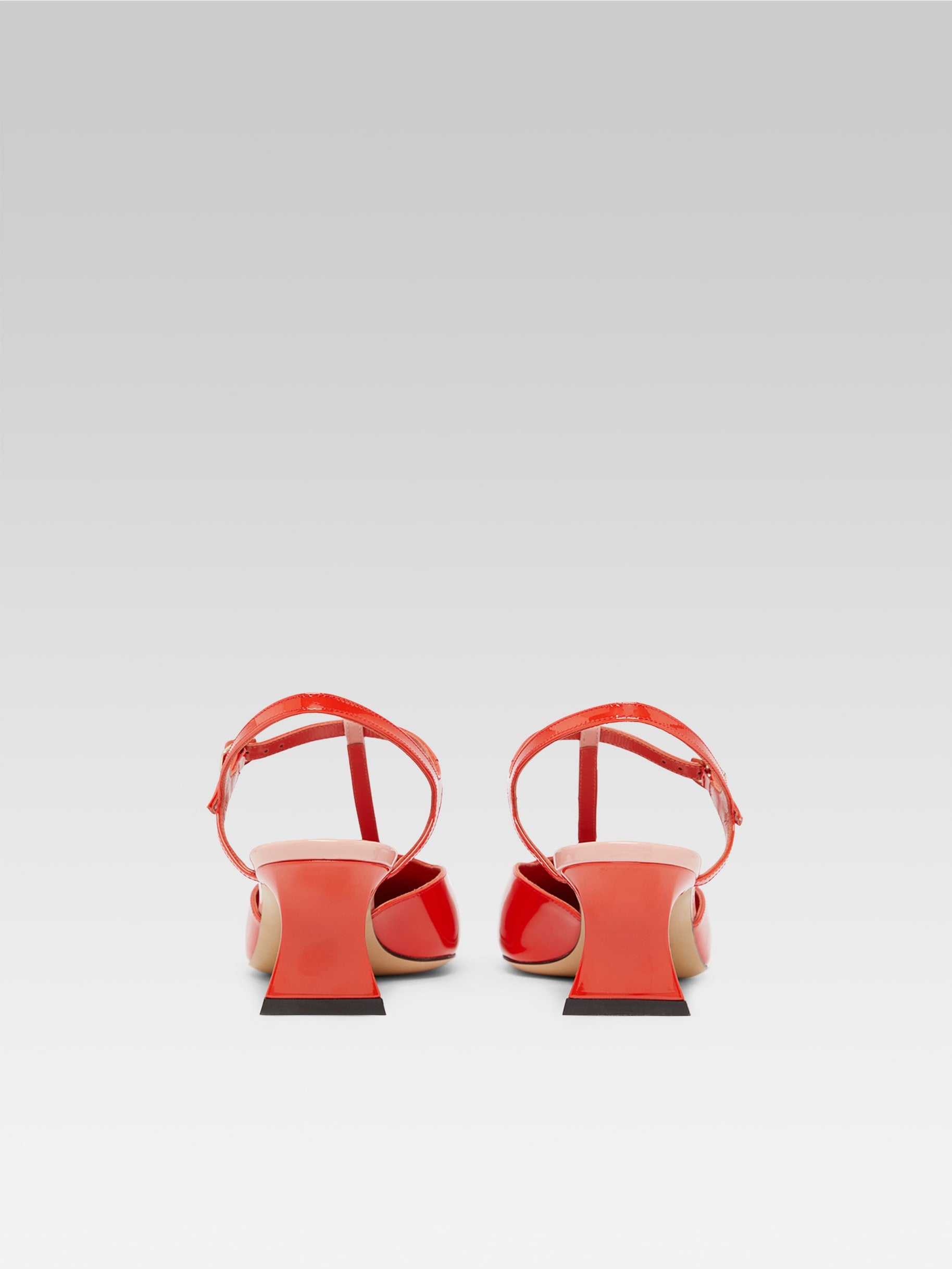 サンダル・ミュール CAREL PARIS Women Sandals ABRICOT24332263 GREYWHITE Abricot - Silver embossed leather slingback Mary Janes