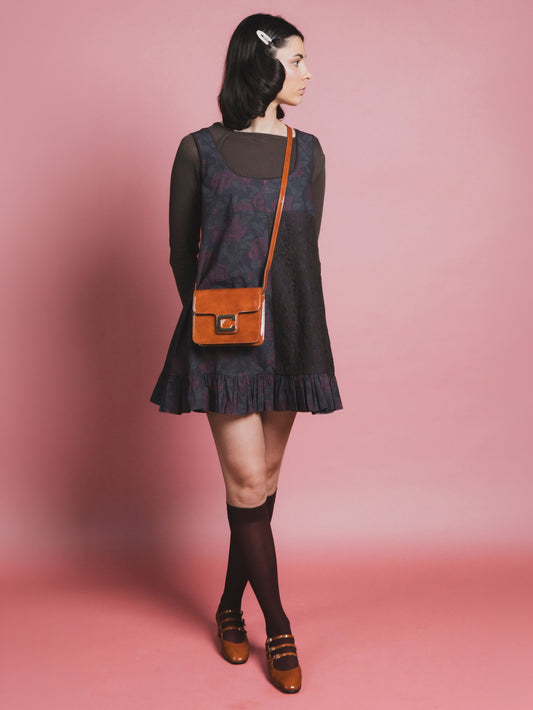 Kina - Escarpins babies cuir verni caramel - Image numéro 3