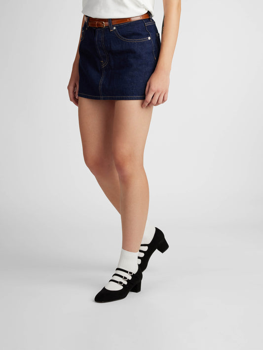 Kina - Escarpins babies cuir velours noir - Image numéro 3