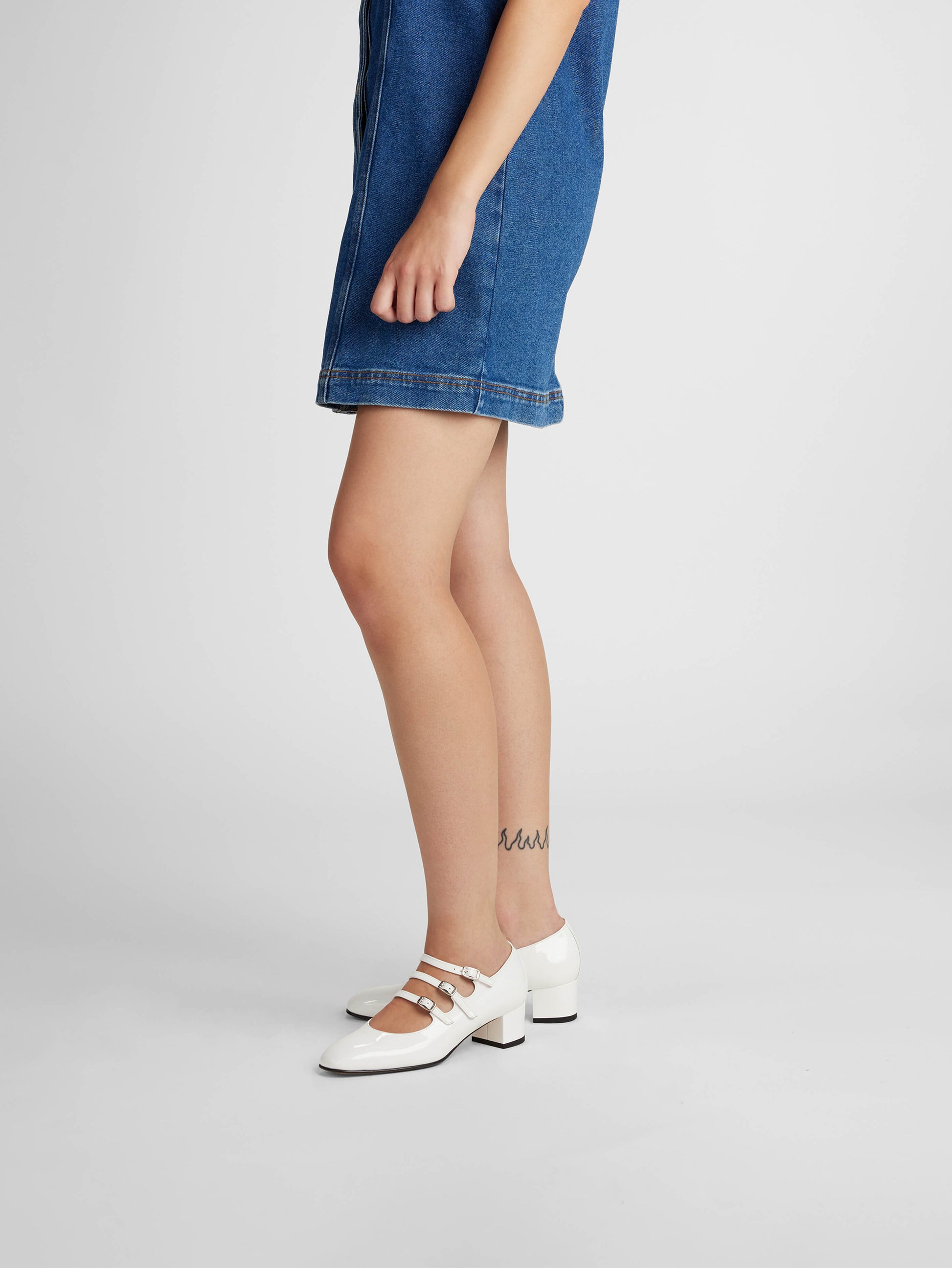 Kina - White patent leather Mary Janes pumps - Image number 5
