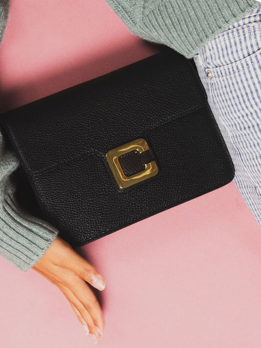 Mabillon - Sac cuir grainé noir - Image numéro 3