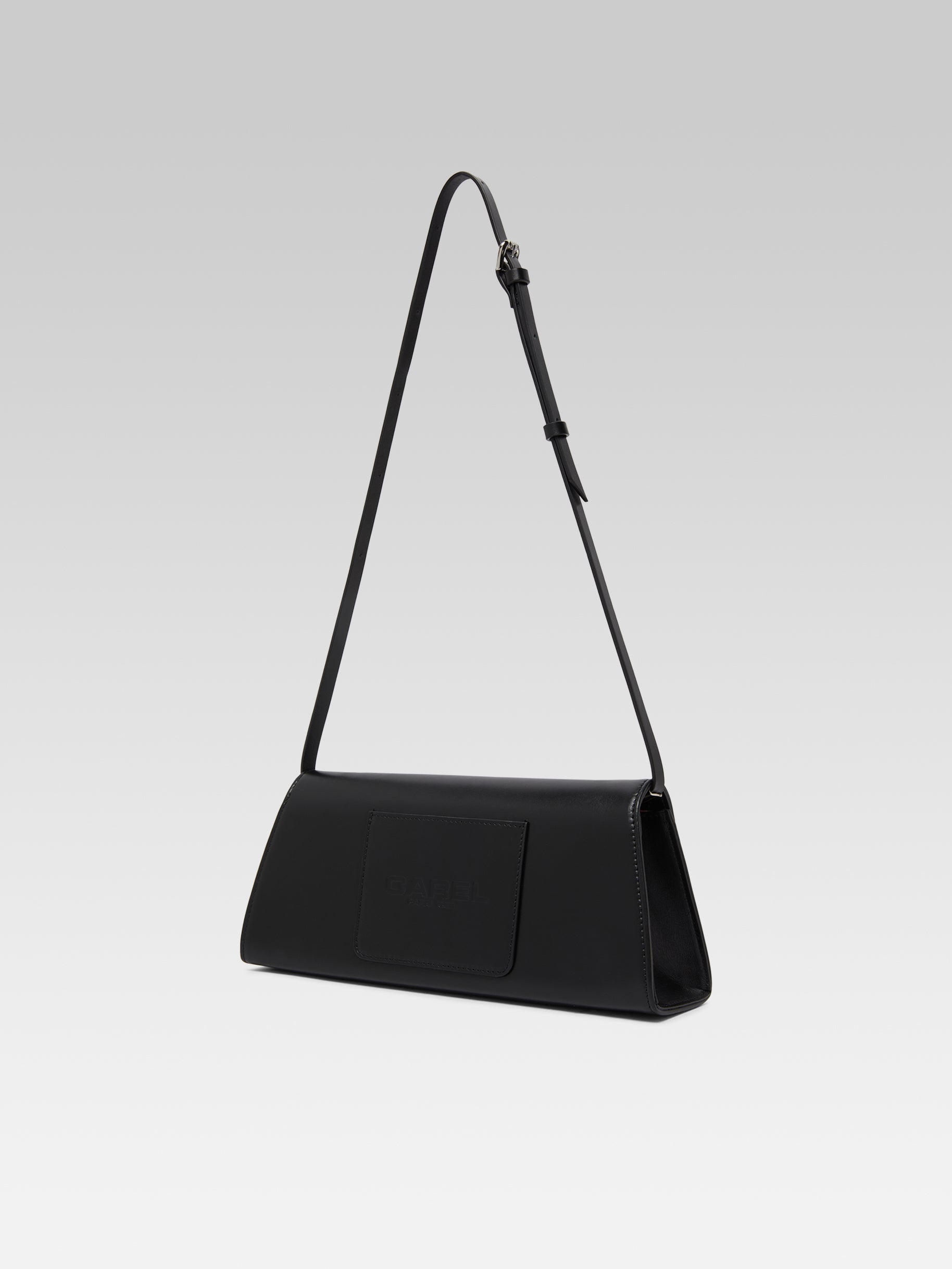 ★athe★ MADELEINEMADELEINE BLACK 2WAY SHOULDER BAG S Madeleine - Black leather shoulder bag | Carel Paris