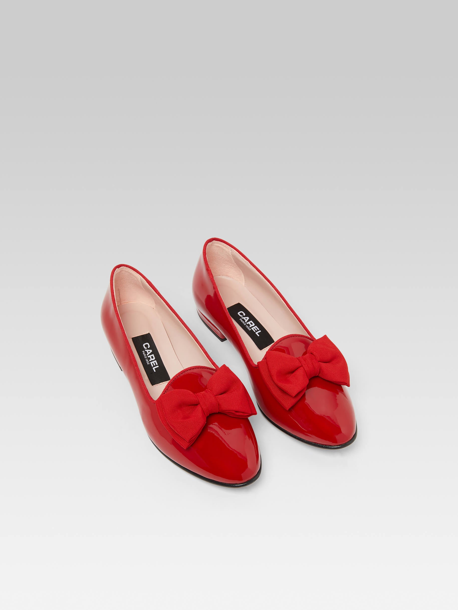 Marquis - Red patent leather bow ballet flats - Image number 4