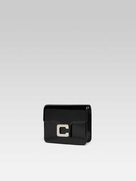 Mini Sorbonne - Black glossy leather bag - Image number 2