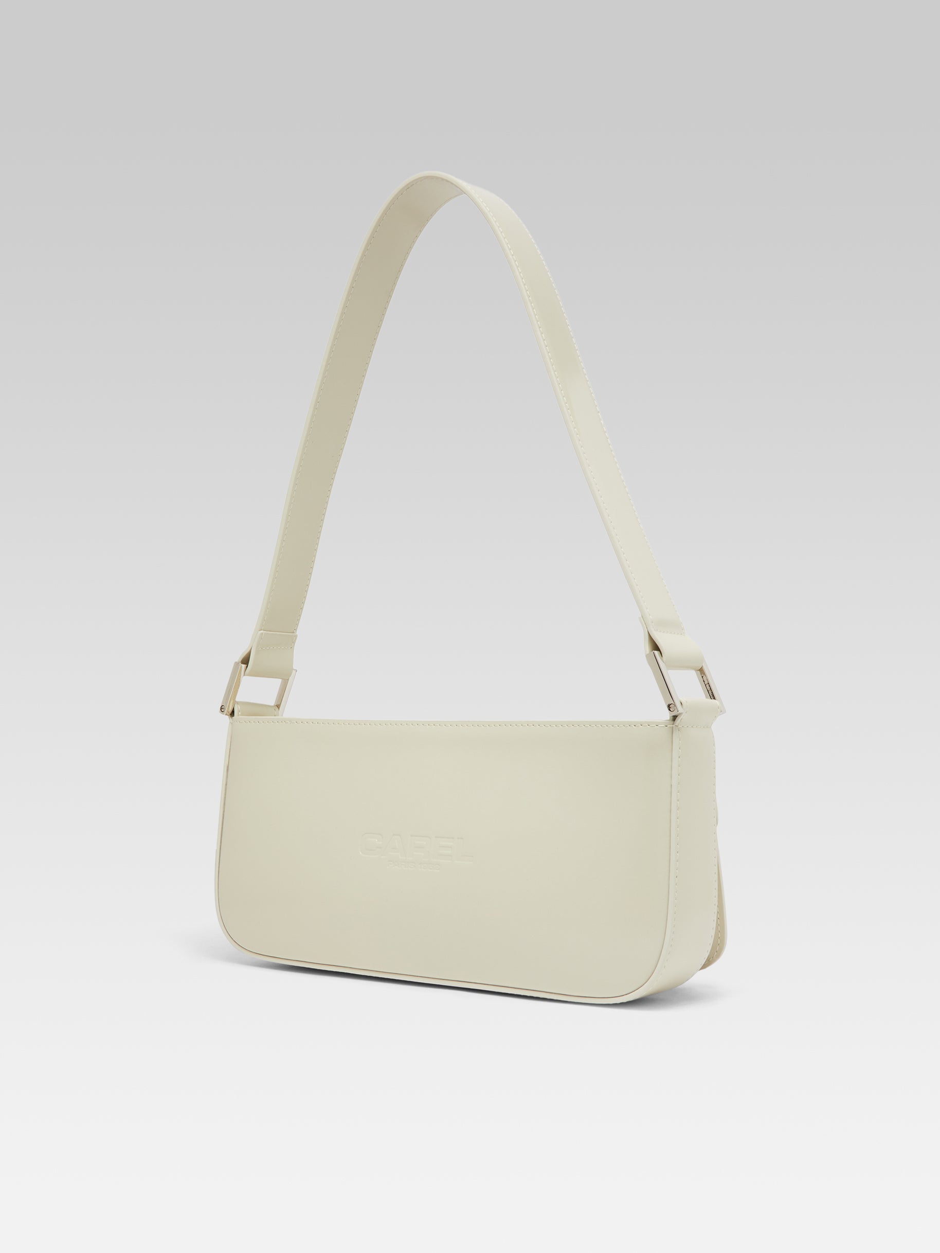 Mimi - Ivory glossy leather bag - Image number 6