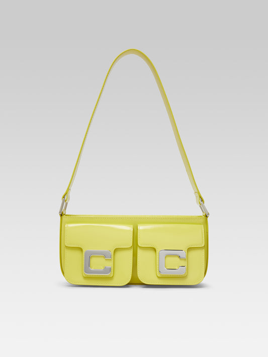 Mimi - Lime green glossy leather bag - Image number 1