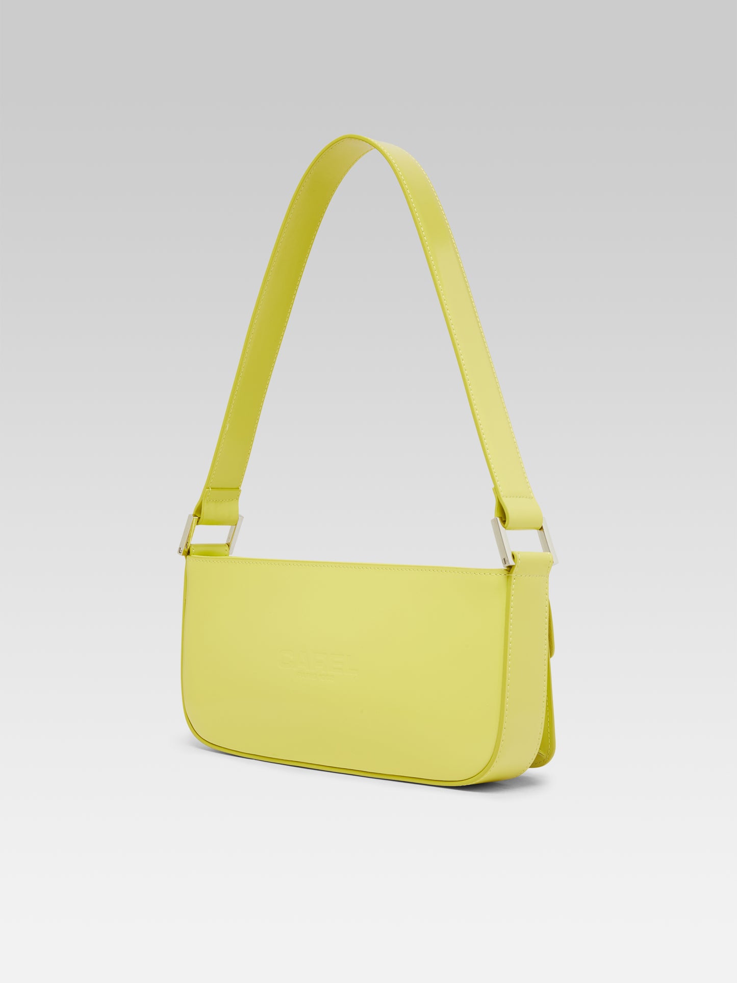 Mimi - Lime green glossy leather bag
