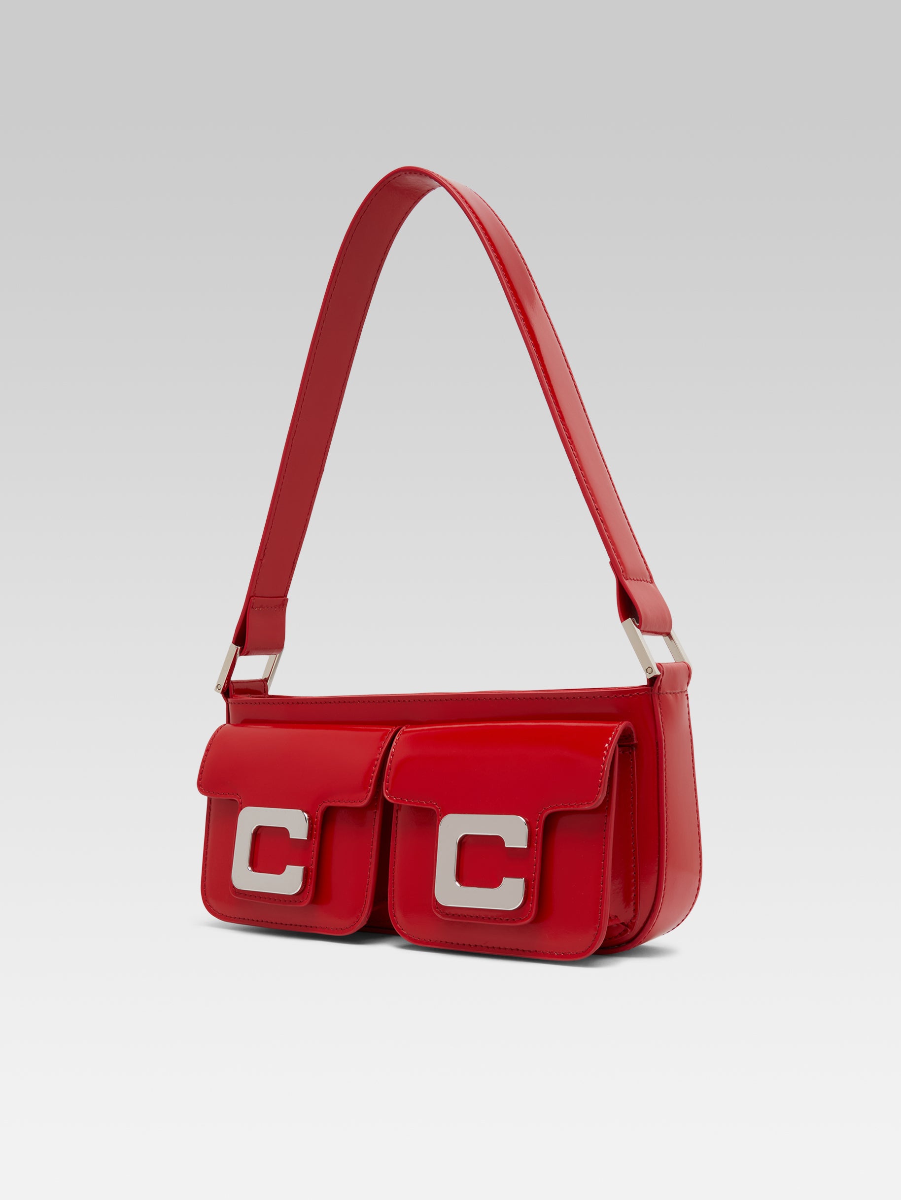 Sac en cuir rouge clearance