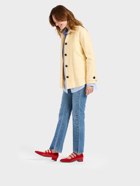 Ariana - Red patent leather Mary Janes ballet flats - Image number 3