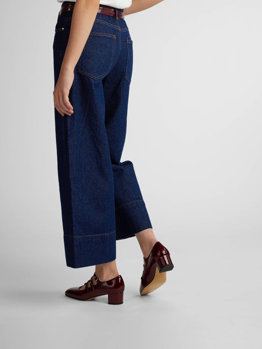 Kina - Escarpins babies cuir verni bordeaux - Image numéro 6