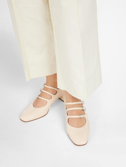 Kina - Nude patent leather Mary Janes pumps - Image number 5