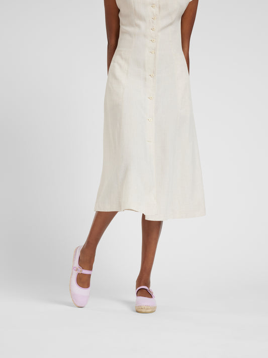 Colza - Espadrilles babies toile lilas - Image numéro 3