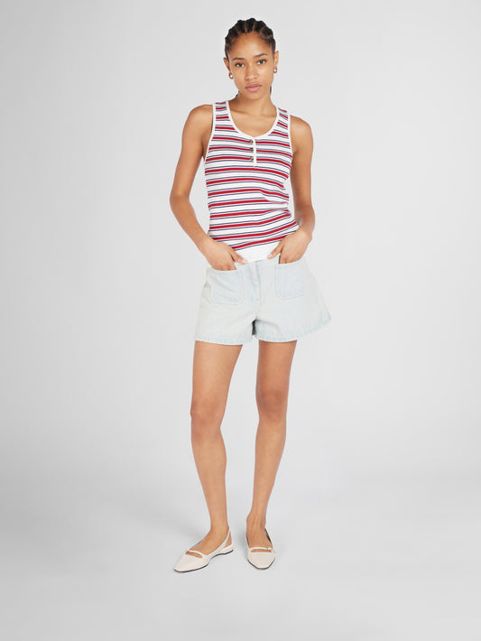 Ninon - Ivory leather slingback ballet flats - Image number 6