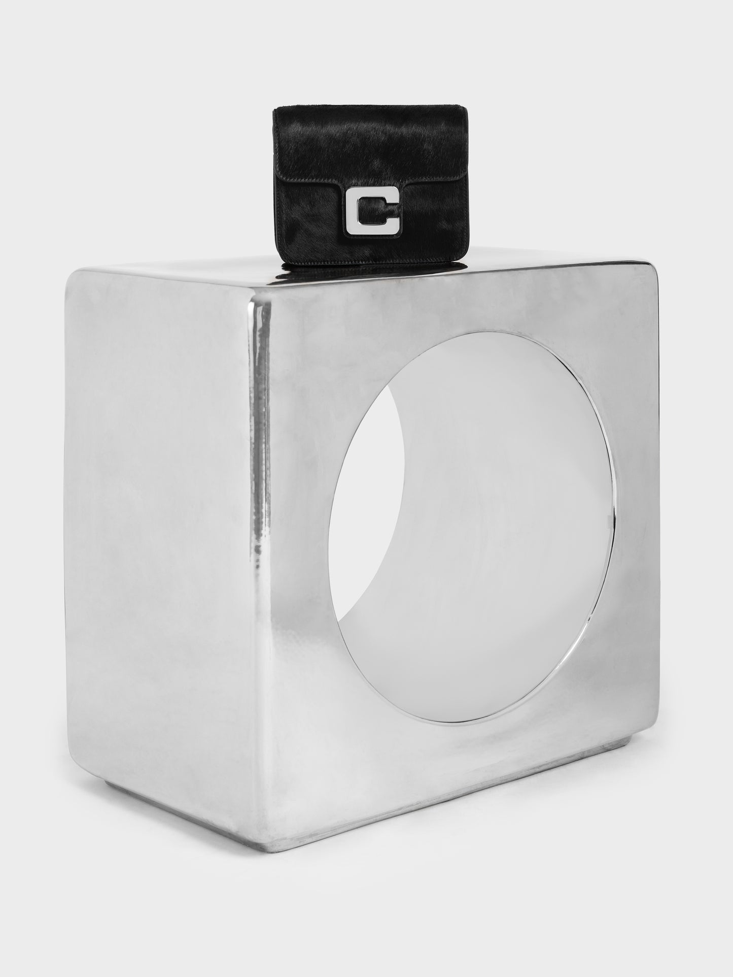 Mini Sorbonne - Black pony leather bag