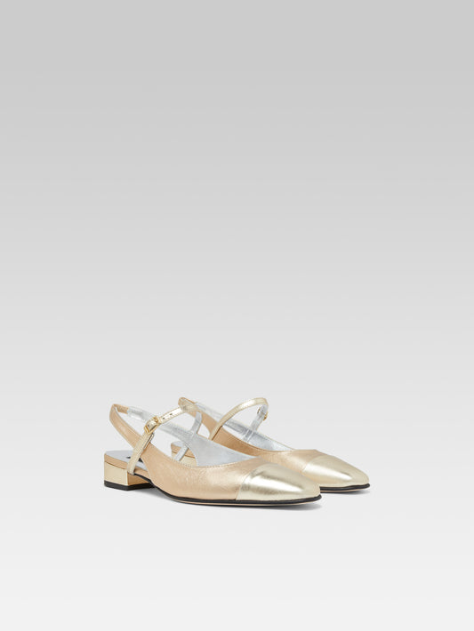 Oceano - Multi platinum leather slingback - Image number 4