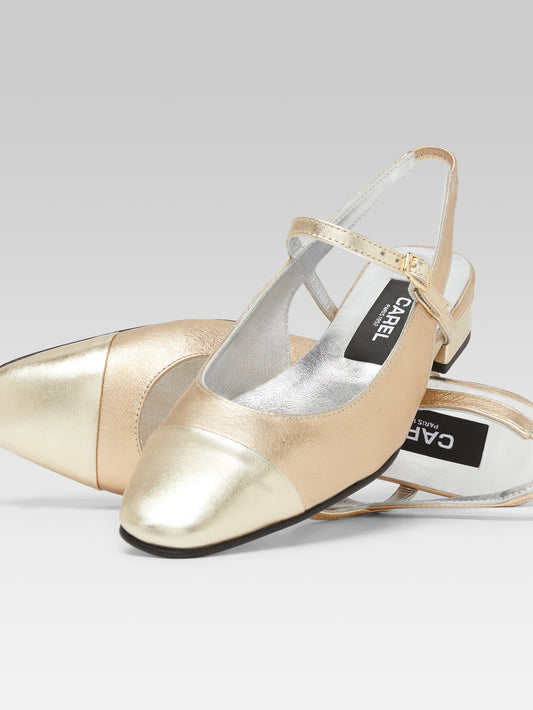Oceano - Multi platinum leather slingback - Image number 2