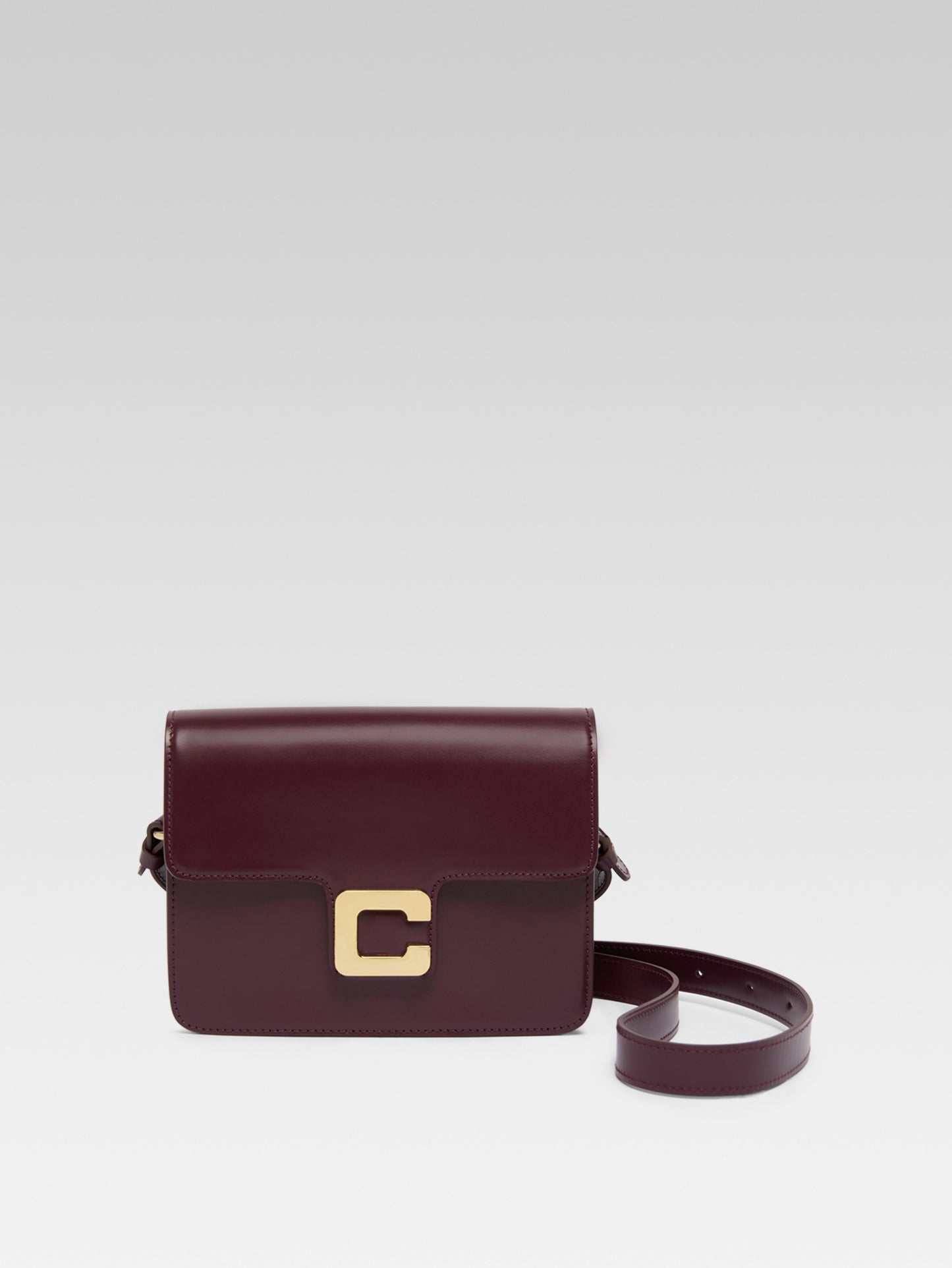 Mabillon - Sac cuir aubergine