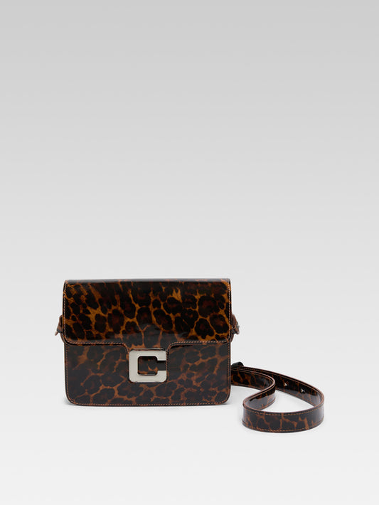 Mabillon - Sac cuir verni léopard - Image numéro 1