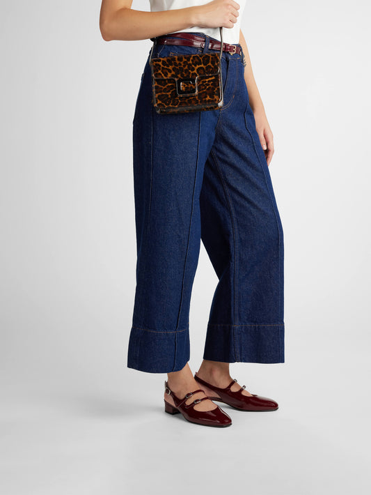 Peche - Babies slingback cuir verni bordeaux - Image numéro 3