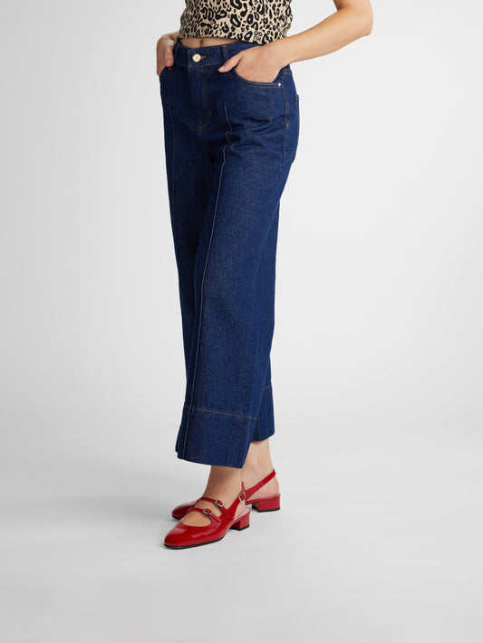 Peche - Red patent leather slingback Mary Janes - Image number 5