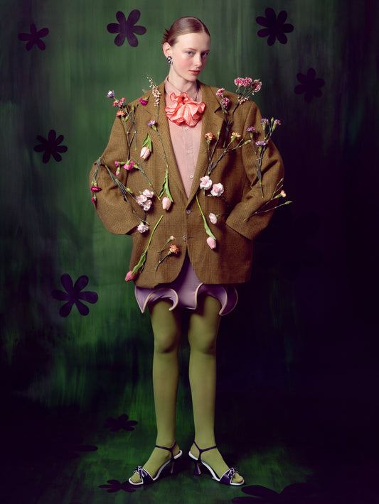 Guarana - Navy blue and white leather heeled sandals with bow - Image number 3