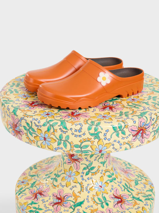 Nectar - Orange clog with flower - Image number 7