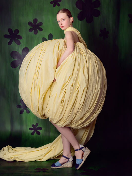 Rio - Two-tone denim wedge espadrilles - Image number 3