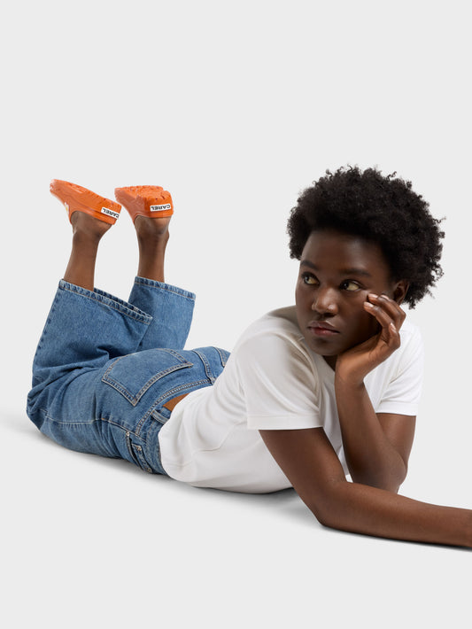 Nectar - Orange clog with flower - Image number 9