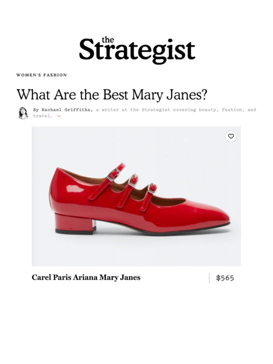 Ariana - Red patent leather Mary Janes ballet flats - Image number 4