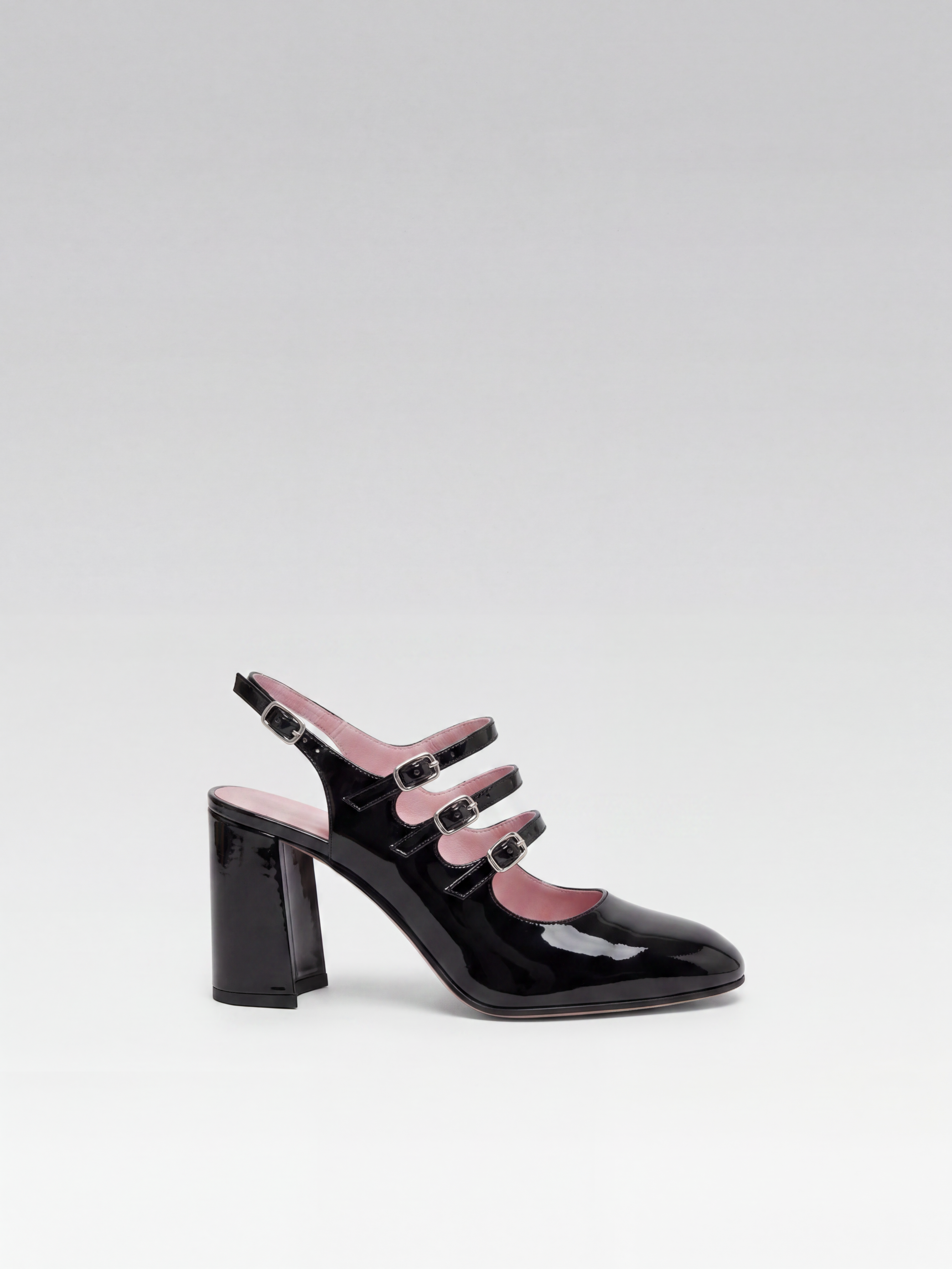 Promise - Babies slingback cuir verni noir