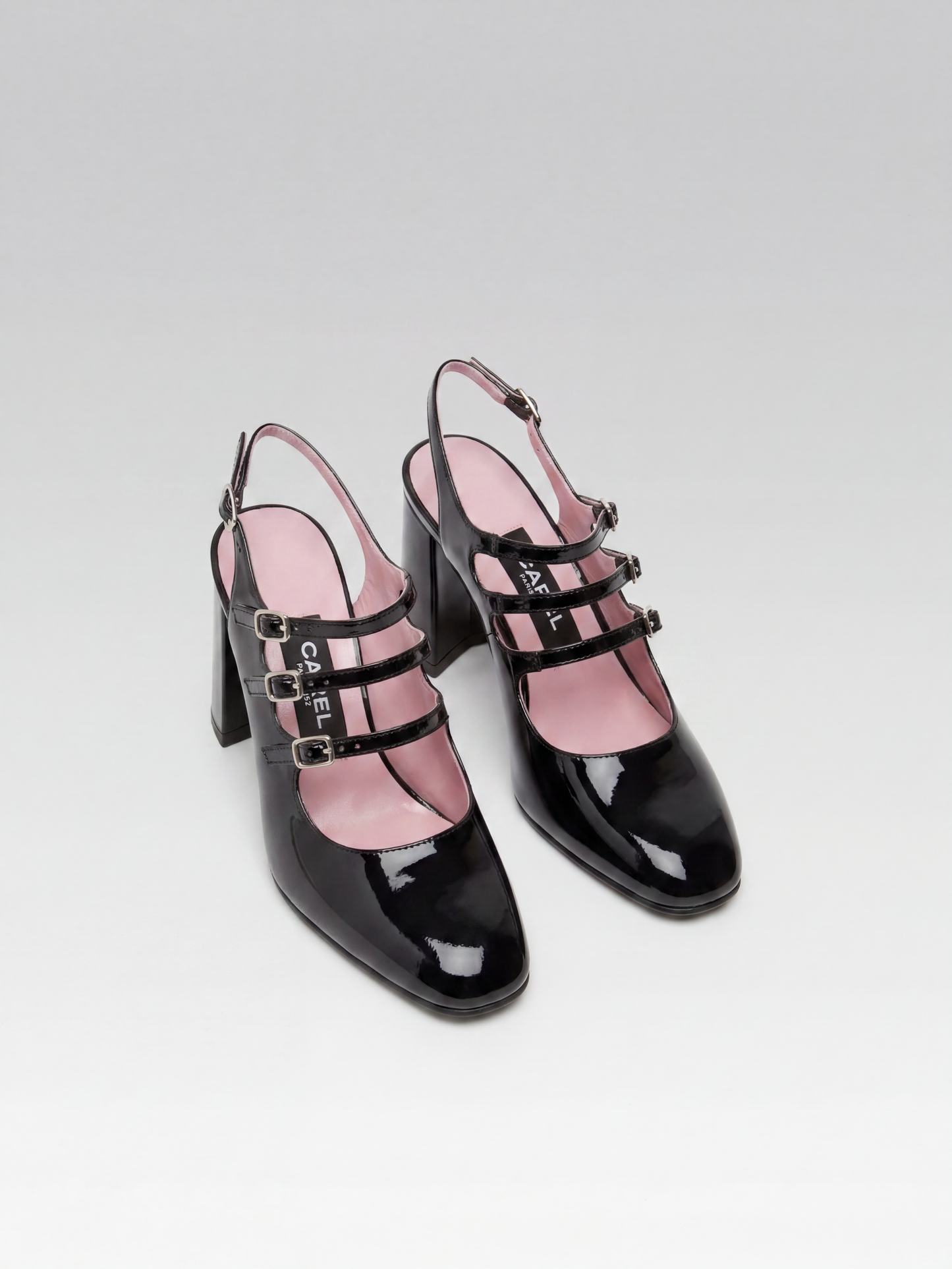 Promise - Babies slingback cuir verni noir