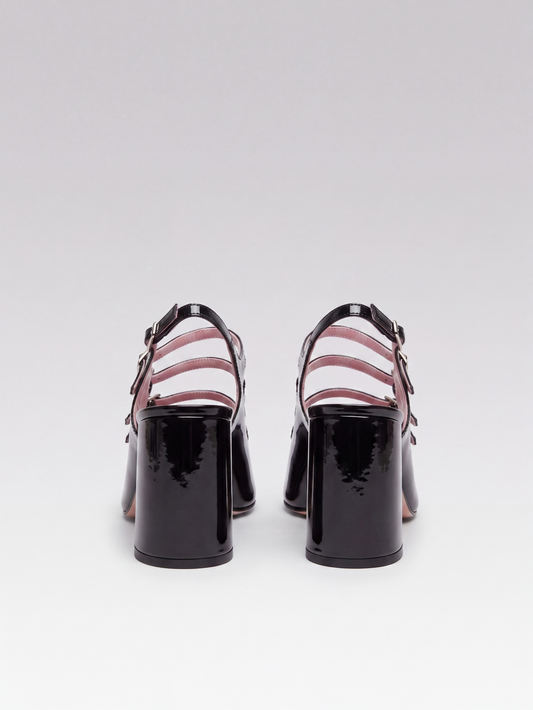 Promise - Black patent leather slingback Mary Janes - Image number 3