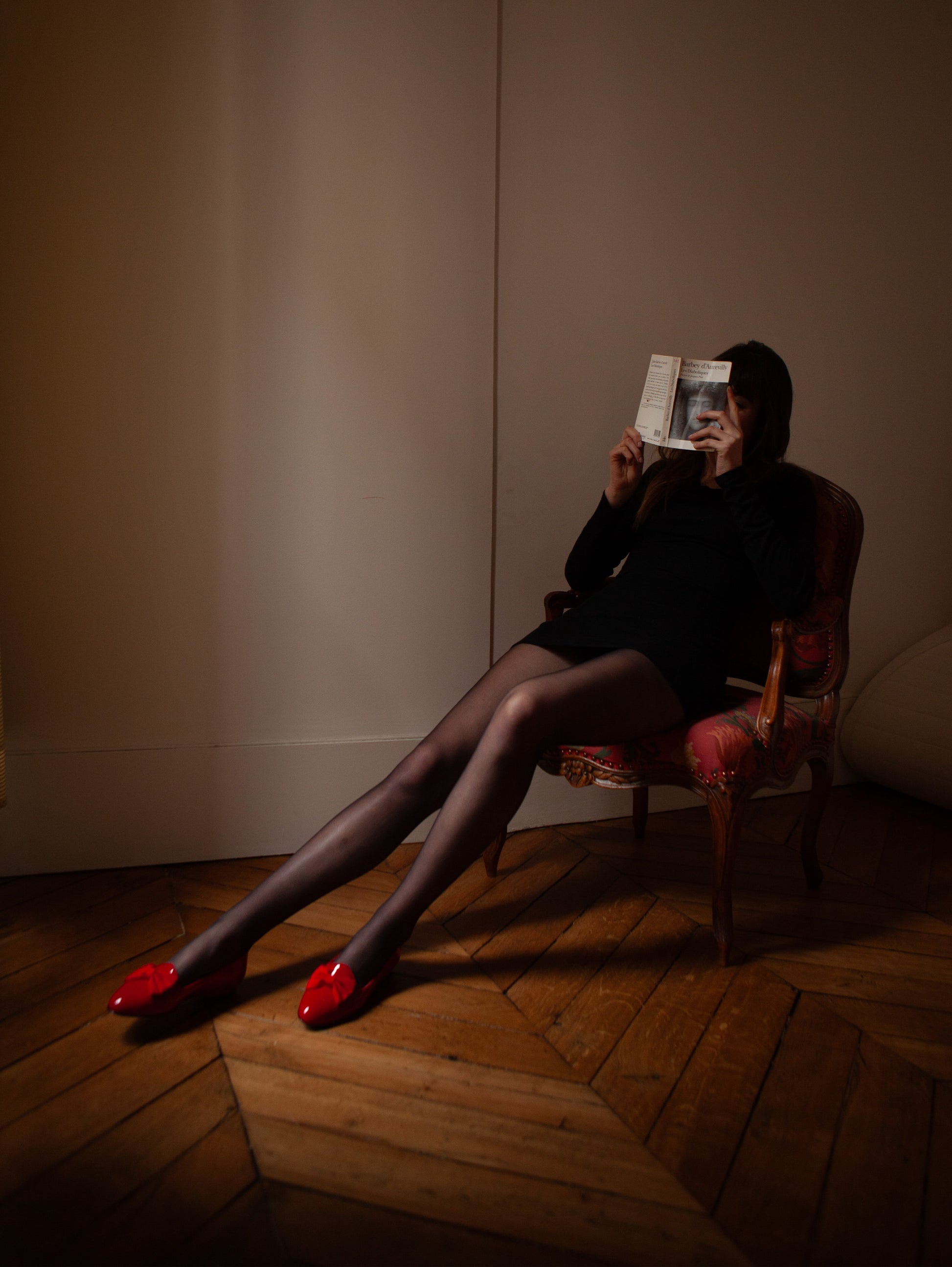 Marquis - Red patent leather bow ballet flats - Image number 8