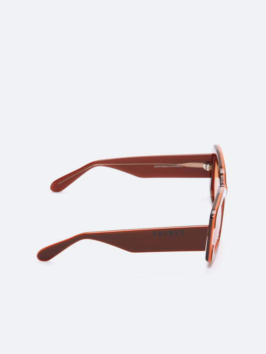 La Carel - Lunettes de soleil bordeaux - Image numéro 3