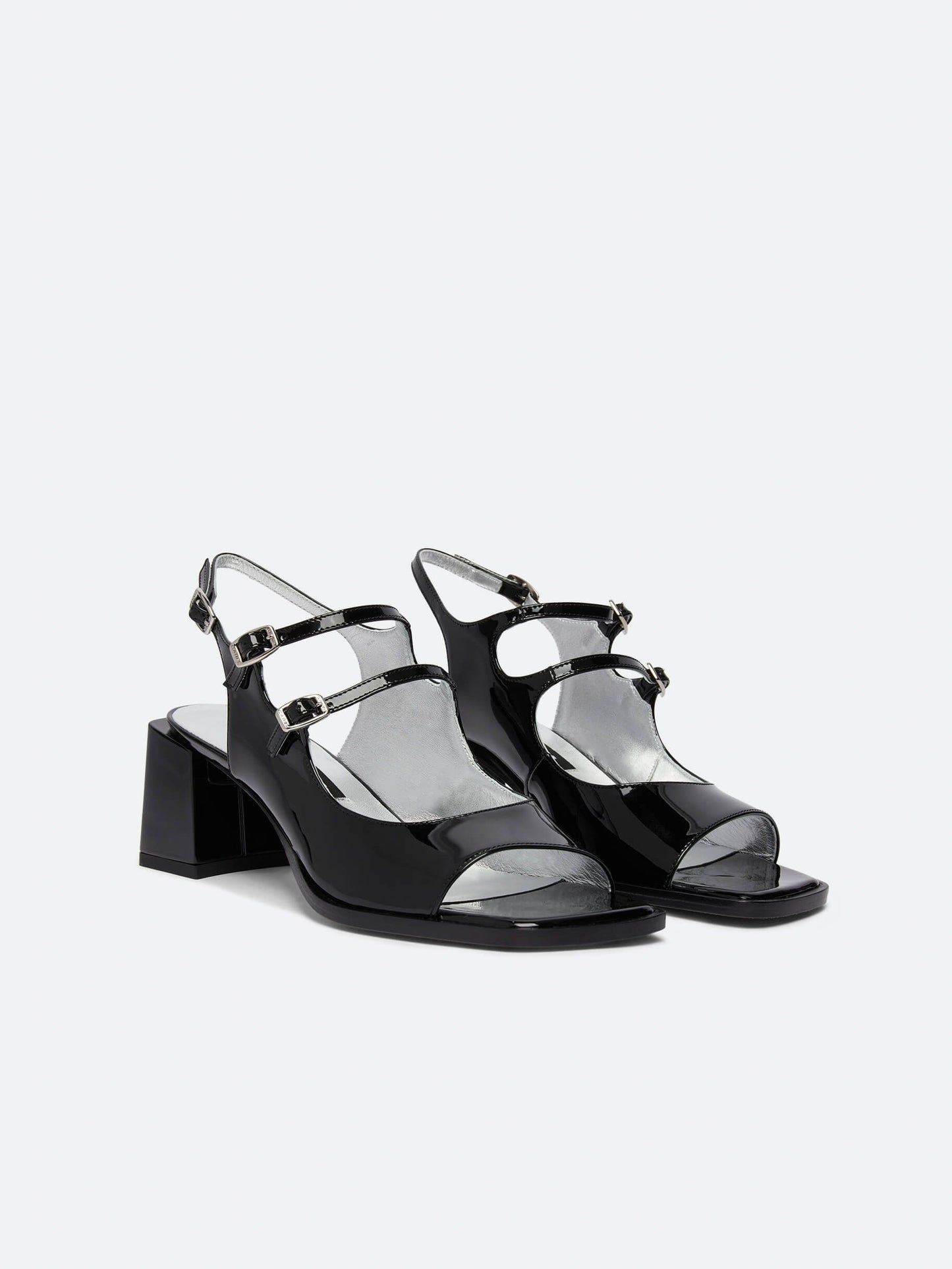 Bercy - Black patent leather sandals