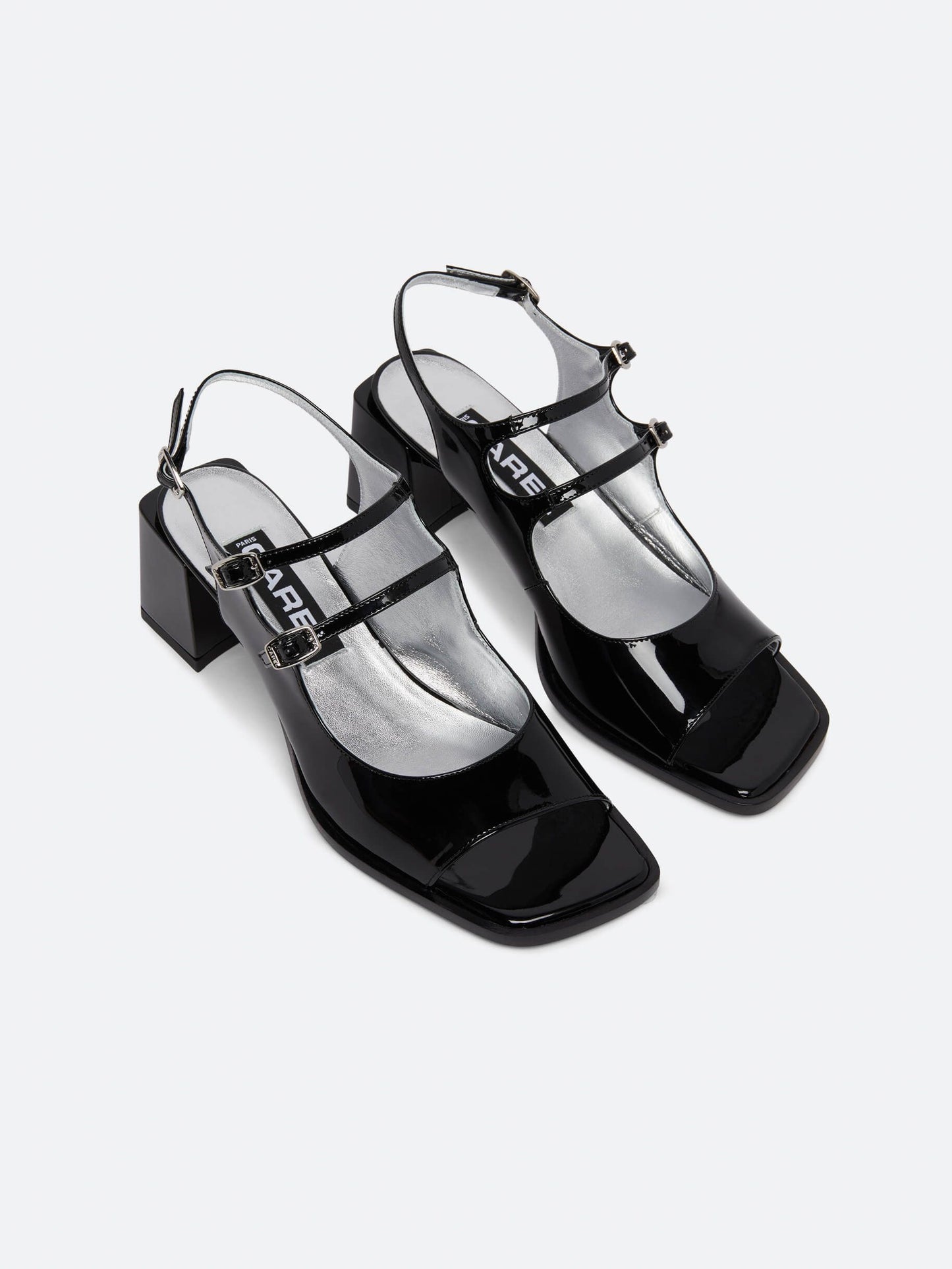 Bercy - Black patent leather sandals