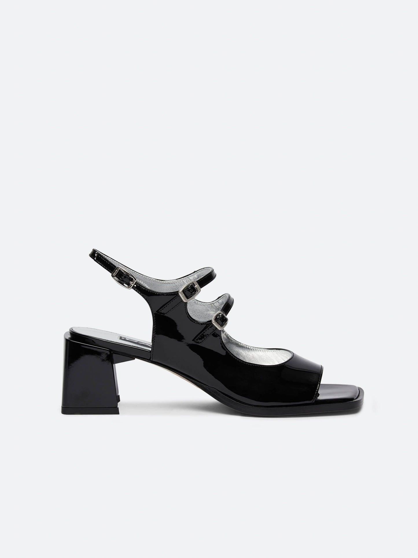 Bercy - Black patent leather sandals