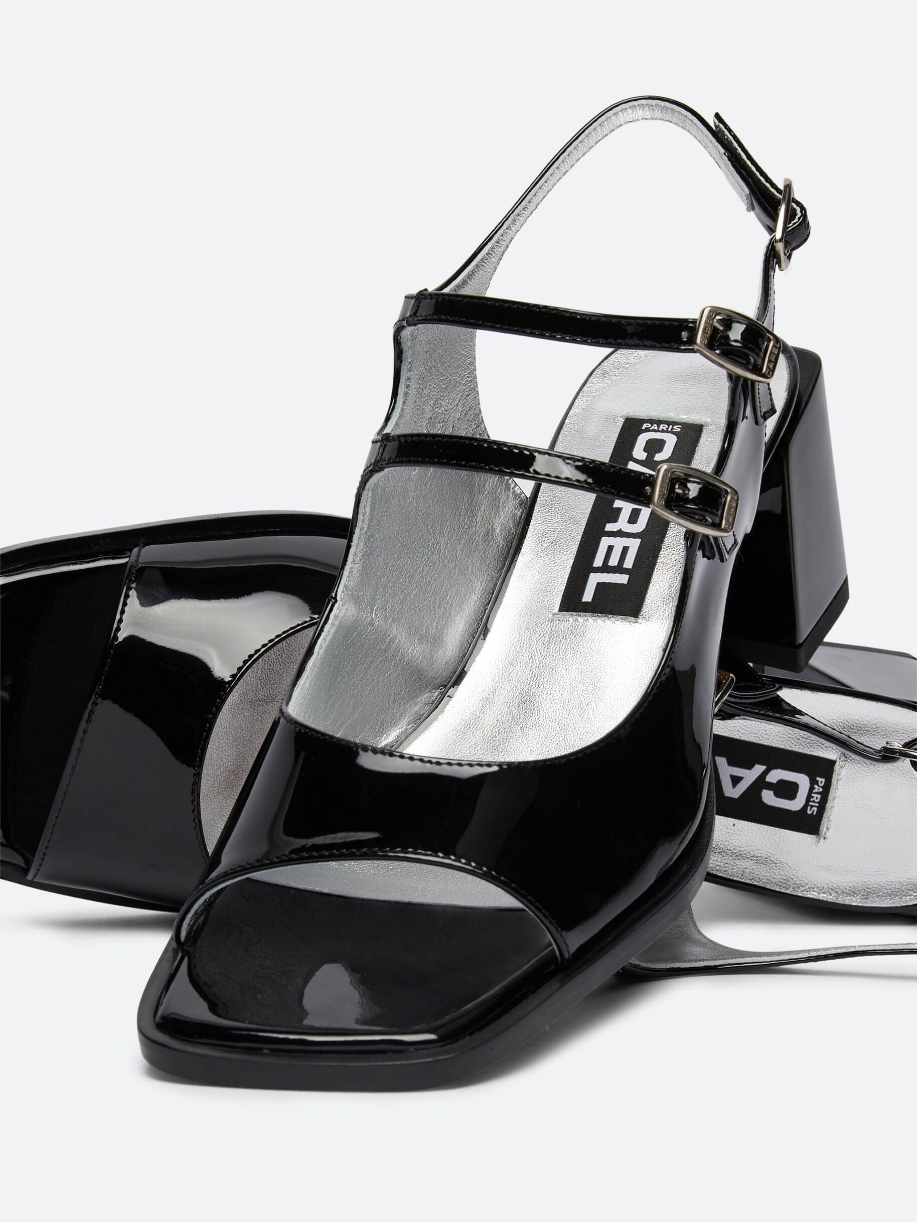 Bercy - Black patent leather sandals - Image number 5