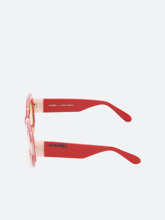 La Carel - Lunettes de soleil rouges - Image numéro 4