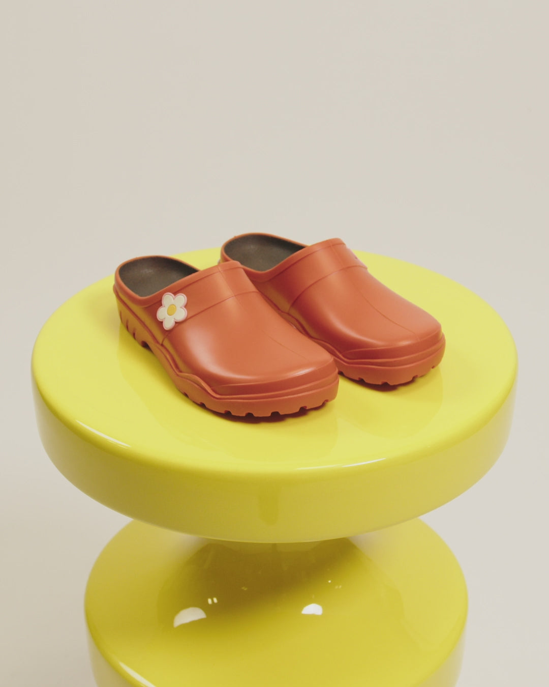 Nectar - Sabots orange à fleur - Image numéro 10