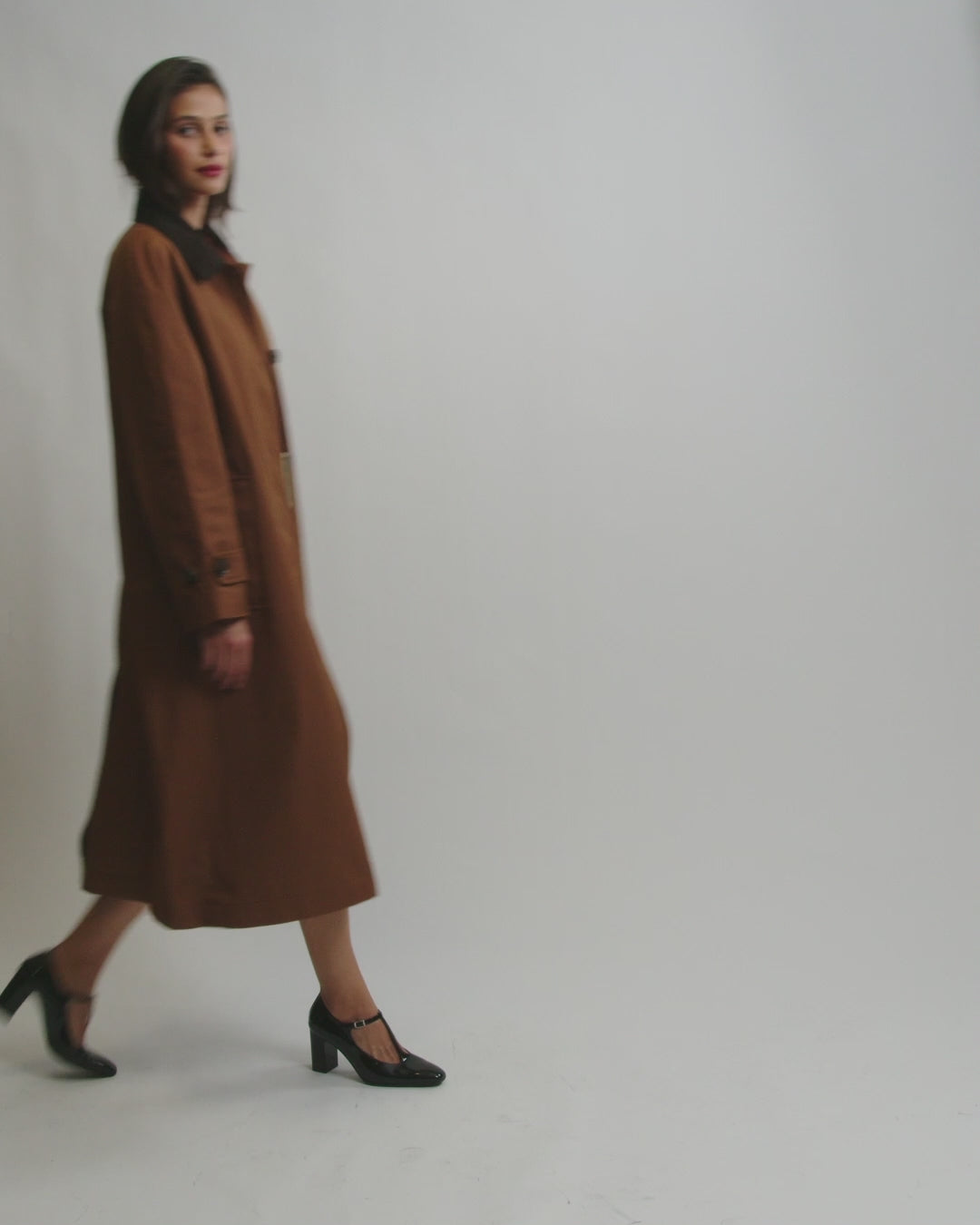 Francesca - Escarpins cuir verni noir - Image numéro 8